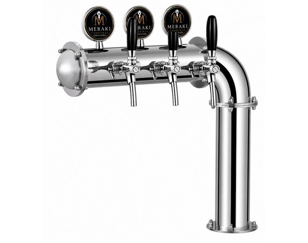 Chopeira L com 3 vias em Aço Inox para Chopp | Alta Qualidade | Área Gourmet, Bar e Restaurante Chopeira L com 3 vias em Aço Inox para Chopp | Alta Qualidade | Área Gourmet, Bar e Restaurante